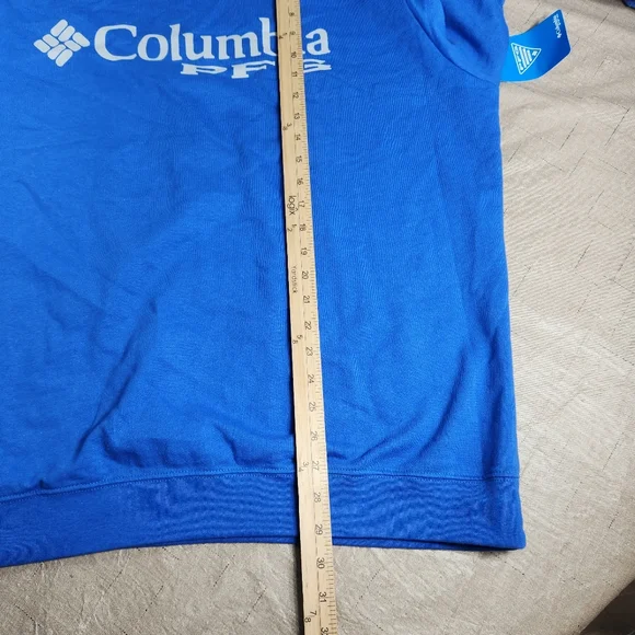 Men's Columbia PFG Sweatshirt  Pullover size XL blue NWT. color may vary due to - Picture 9 of 11